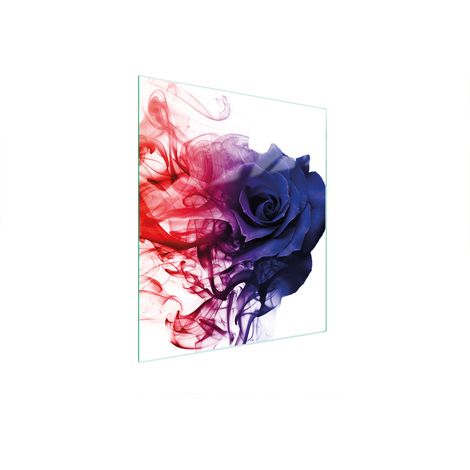 Glasschneidebrett 45x52 Rose