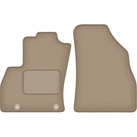 Vordere Fußmatten für: Fiat Qubo Kombivan (2008–2020), beige (1/5)