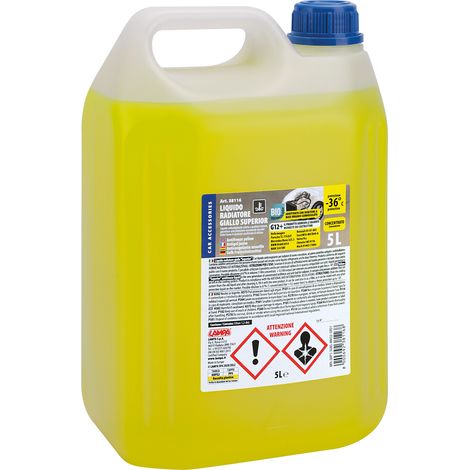 Superior-Giallo G12+, liquido radiatore - (-36°C/+108°C) - 5 L