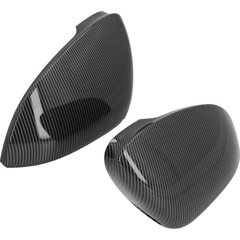 Rétroviseur Extérieur Coque Carbone Look 2 Pièces Gauche Droite Compatible MK8 Standard 2021+ Avec Assistance de Voie (1/5)