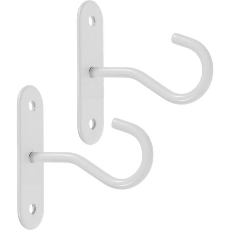 Crochets métalliques VOSAREA pour plantes suspendues, lot de 2, en fer robuste (1/5)