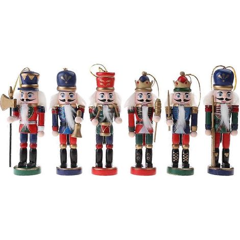 Weihnachtsschmuck in Form eines Nussknackers – ein perfektes Geschenk für den Weihnachtsbaum oder das neue Jahr (1/5)