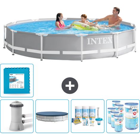 Prism Frame Pool Rund - 366x76 cm - 6-teilig SCB16 (1/5)