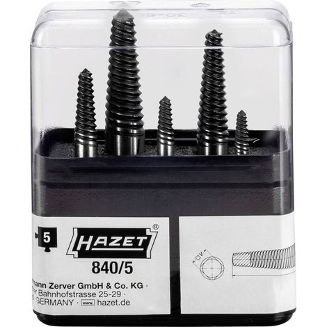 Hazet 840/5 KIT estrattori viti M4 - M18 (1/5)