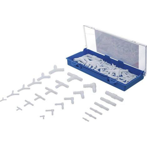Assortiment de Connecteurs de Tuyau 100 pcs - Résistants aux Carburants - Polyvalence et Durabilité - D-Work (1/5)