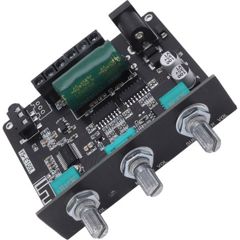 Bluetooth 2.1-Kanal-Verstärkerplatine mit Höhen- und Bassregler, 2 x 50 W, 100 W für Subwoofer, Steuerung über HiFi-App, drahtlose BT 5.1-Verstärkerplatine (1/4)