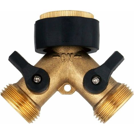 2-way Y-distributor for Zulaufschläuche, 3/4 inch for connection of 2 devices