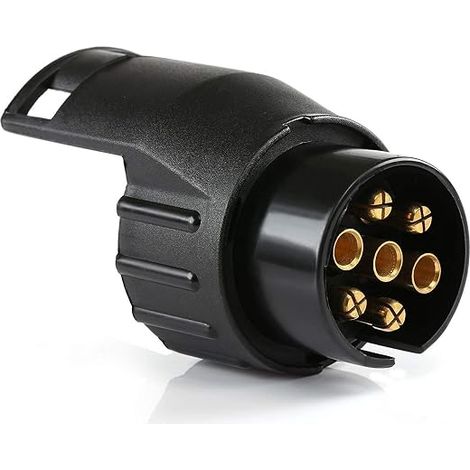 Trailer Plug Adapter, Universal Accessories, Waterproof 7 Pin to 13 Pin Towing Adapter Compatible with Car and Truck (1/5)