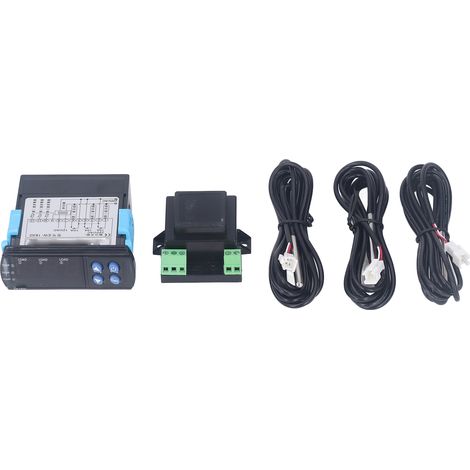 Régulateur de température avec relais de chauffage 3 voies thermostat kit pour imprimante machine photo AC220V (1/3)
