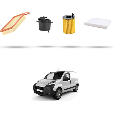 Kit tagliando 4 filtri compatibile con Citroen Nemo 1.4 Hdi 50kw dal 2008 (1/5)