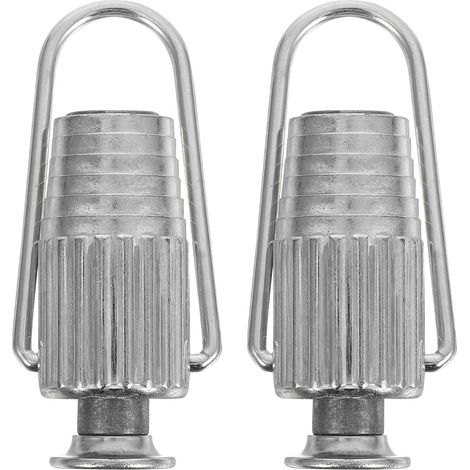Lot de 2 tendeurs de Fil à Linge - Tendeurs de Fil à Linge en Aluminium pour Cordes et poulies - Accessoires de réglage pour étendoirs à extérieurs Lourds (1/5)