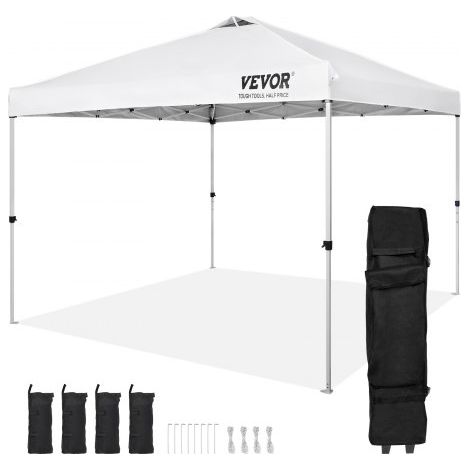 Tonnelle Pop-up 304 - 8x304 8 cm Tonnelle Auvent Jardin Bâche (1/5)