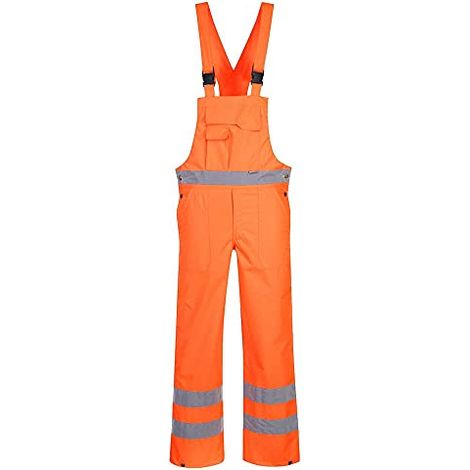 Salopette Alta Visibilita' Sfoderata Arancione Arancio 2XL (1/2)