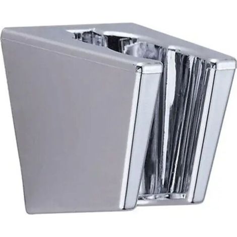Support de douche à main réglable universel support de combiné de douche de salle de bain tête Chrome support de montage mural support en argent Stable (1/5)