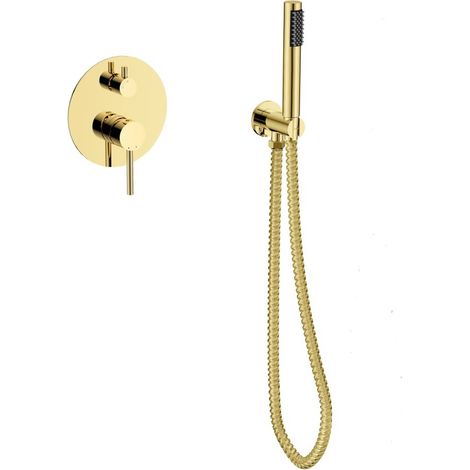 VEO gold Wand-Duscharmatur von Besco (1/4)