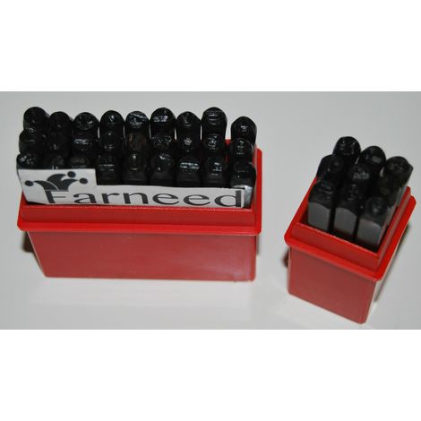 36 PUNZONI ALFANUMERICI 3mm 3 mm PER PUNZONATURA E MARCATURA SU METALLO