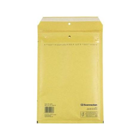 Luftpolstertasche D/1 Adhsionsverschluss mit Haftklebung Lochung fr Klammer Kraftpapier natronbraun 100 St./Pack. (1/4)