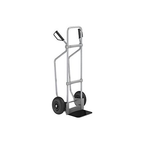 eurokraft pro  Carrello per sacchi con pattini  zincato  piano