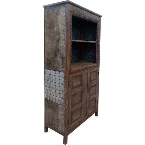 Estantería librería de madera marrón 107x42x213hcm