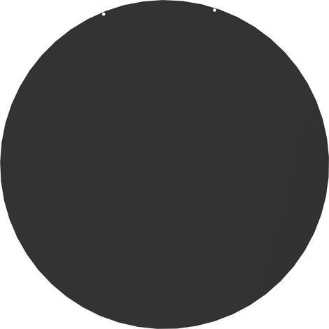 Le Marquier – Plaque de protection sol ronde pour poêle – Acier peint noir – Ø74cm – Protection contre rayonnement thermique – Certifiée Origine France Garantie