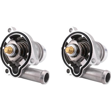 Deux ensembles de thermostat de liquide de refroidissement automobile équipés d'un capteur, compatibles avec Cruze Sonic Trax 1.4L 902-808 55593034 55579010 (1/5)