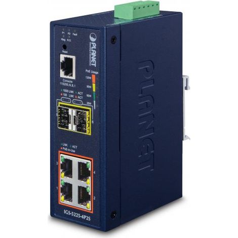 Planet IP40 Industriale L2+/L4 4 porte, IGS-5225-4P2S (1/4)