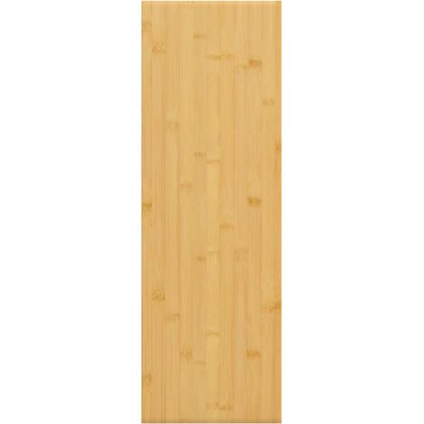 Étagère murale  Étagère flottante 60x20x4 cm bambou (1/4)
