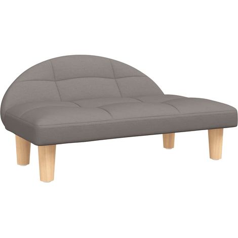 Lit pour chien panier canapé confortable taupe 70 x 52 x 30 cm tissu Taupe