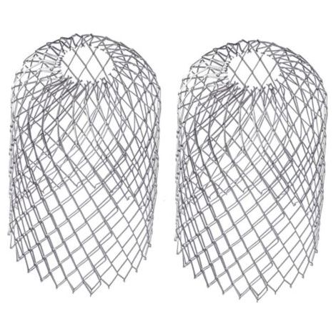 2pièces Filtre De Drainage De Toit Maille Anti Évacuation Eau Protection Les Obstructions Et Débris,8×15cm (1/4)