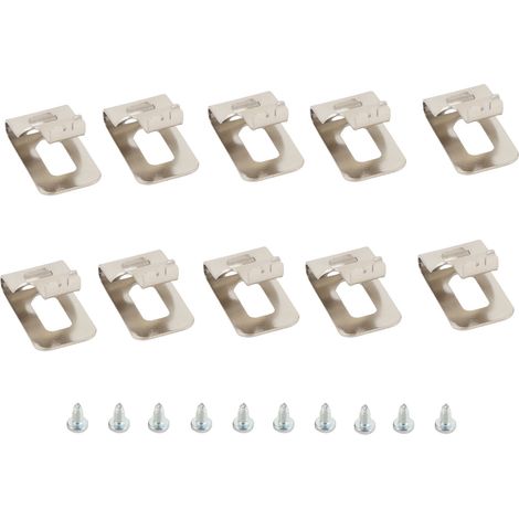 10 Sets Edelstahl-Gürtelclips mit Schrauben N169778, formstabiler Gürtelclip, Bohrwerkzeug-Set für 20V MAX-Werkzeug (1/5)