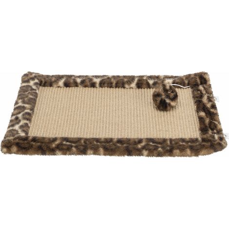 Kratzmatte - TRIXIE - LEO - 55 x 35 cm - Braun mit Leopardenmuster