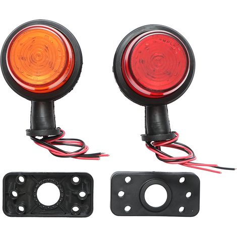 Luce di posizione laterale a LED rotante 12-24 V, giallo-rosso FR0237 Breckner Germany (1/5)
