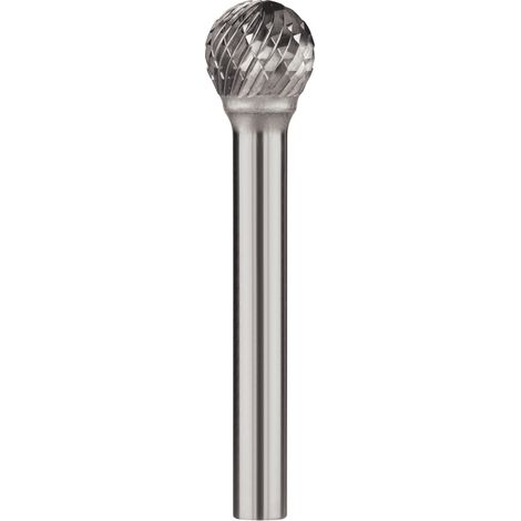 RHODIUS HF D ALPHA, 1 Stück, 6 x 4,7 x 6,0 x 50 mm, Alpha Hartmetall-Frässtift Form D (1/3)