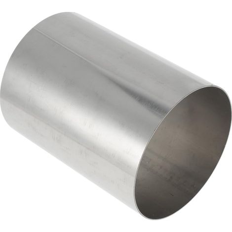 Tube Échappement Droit En Acier Inoxydable T304, Diamètre Extérieur 150 Mm (5,9 Pouces), Finition Polie Argentée (1/5)