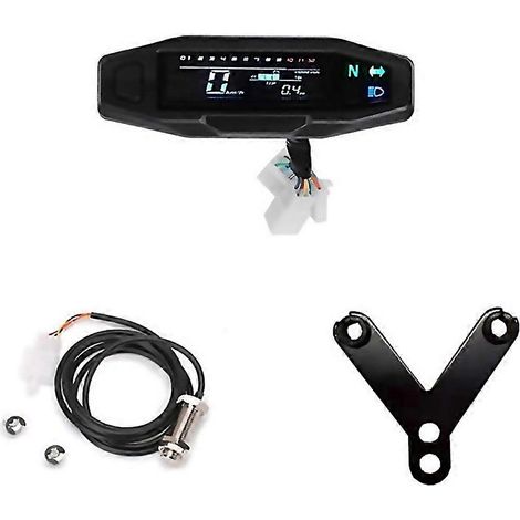 Mini compteur de vitesse LCD pour moto avec support pour KR200 russe (1/5)