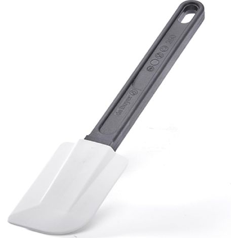 De Buyer leccapadelle Spatola in plastica Resistente a Alte Temperature (260°C), Manico in Nylon e Testa in Silicone, 4740.24N, Multicolore, Lunghezza cm 27 (1/5)