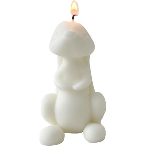 Moule en silicone en forme de lapin, moule à bougie animal aux longues oreilles, savon artisanal DIY, cadeau fait main pour un compagnon (1/5)