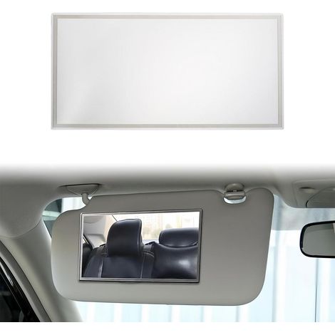 Auto Sonnenblende Spiegel, HD Make-up Spiegel Edelstahl, selbstklebend, universell (1/5)