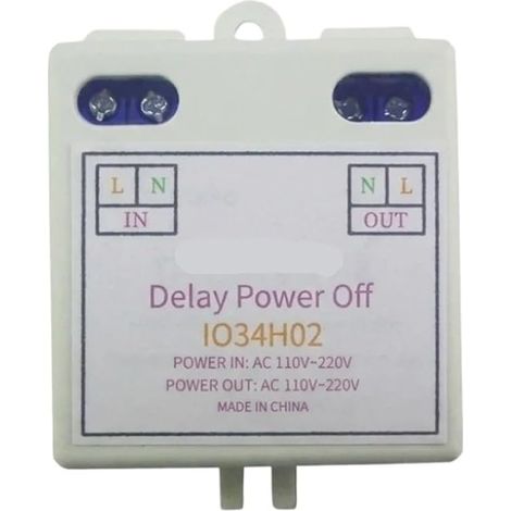 Interrupteur temporisé 120 V/220 V CA, relais simple, minuterie (1/5)