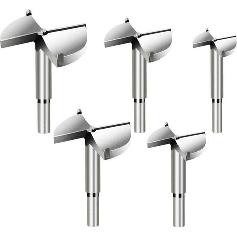 punte da trapano Forstner per legno, diametro 35/40/45/50/60 mm, fresa in metallo duro per la sagomatura di fori nella lavorazione del legno, installazione di porte sferiche in legno, cassetti, plas