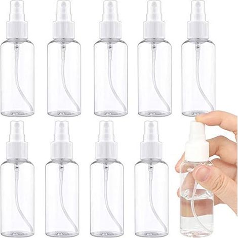 30Pack 1oz Bouteilles Vides en Plastique, 30ml Bouteille Vaporisateur Fine Brume Rechargeable avec Pompe pour Liquide, Nettoyage, Voyage, Laque, Huiles Essentielles. (1/5)