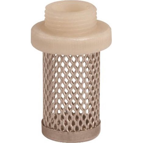 Filtre inox pour crépine mâle 15-21