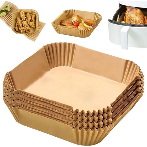 100 feuilles de papier sulfurisé jetables pour purificateurs d’air, compatible four et micro-ondes, 20 cm, résistant à la chaleur