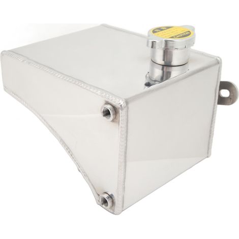 Kit de vase d'expansion de liquide de refroidissement anti-fuite en aluminium pour radiateur S13 (tous modèles), couleur argent. (1/5)
