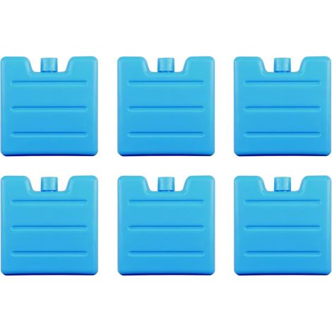 6 mini éléments réfrigérants pour sacs et boîtes isothermes, 8 x 7,3 x 2 cm 75 g chacun (1/5)