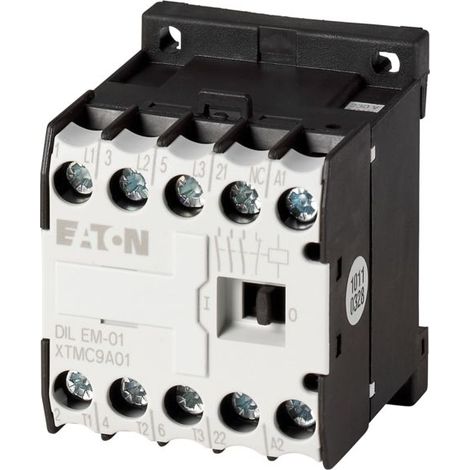 Contacteur Eaton série Eaton Moeller, 3 pôles , 1 NF, 9 A, 400 V, 4 kW ( Prix pour Paquet de 5 )