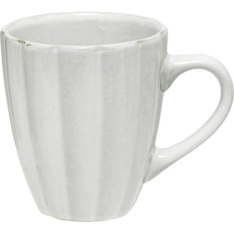 Aude Keramikbecher, 370 ml, hellgrün, gefräst