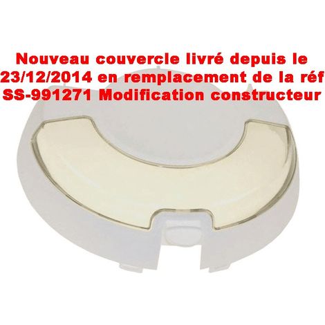 Couvercle friteuse seb actifry blanc bi matière durable