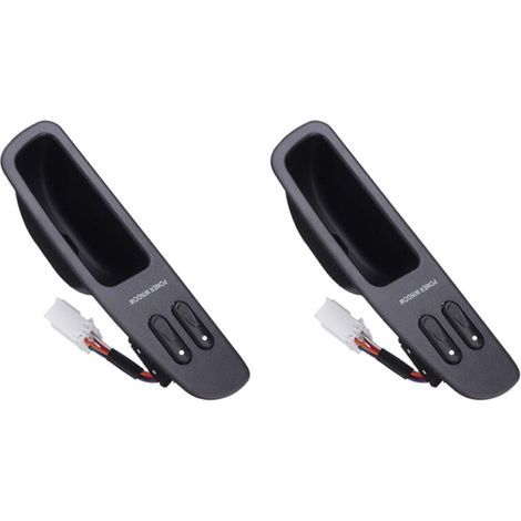 Deux boutons de commande de vitre gauche et droite à double tringlerie, pièces automobiles 12V pour fourgonnettes Mercedes-Benz MB100. (1/3)