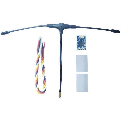 Récepteur ELRS 915 MHz ExpressLRS avec antenne en T, compatible avec les mises à niveau Wi-Fi